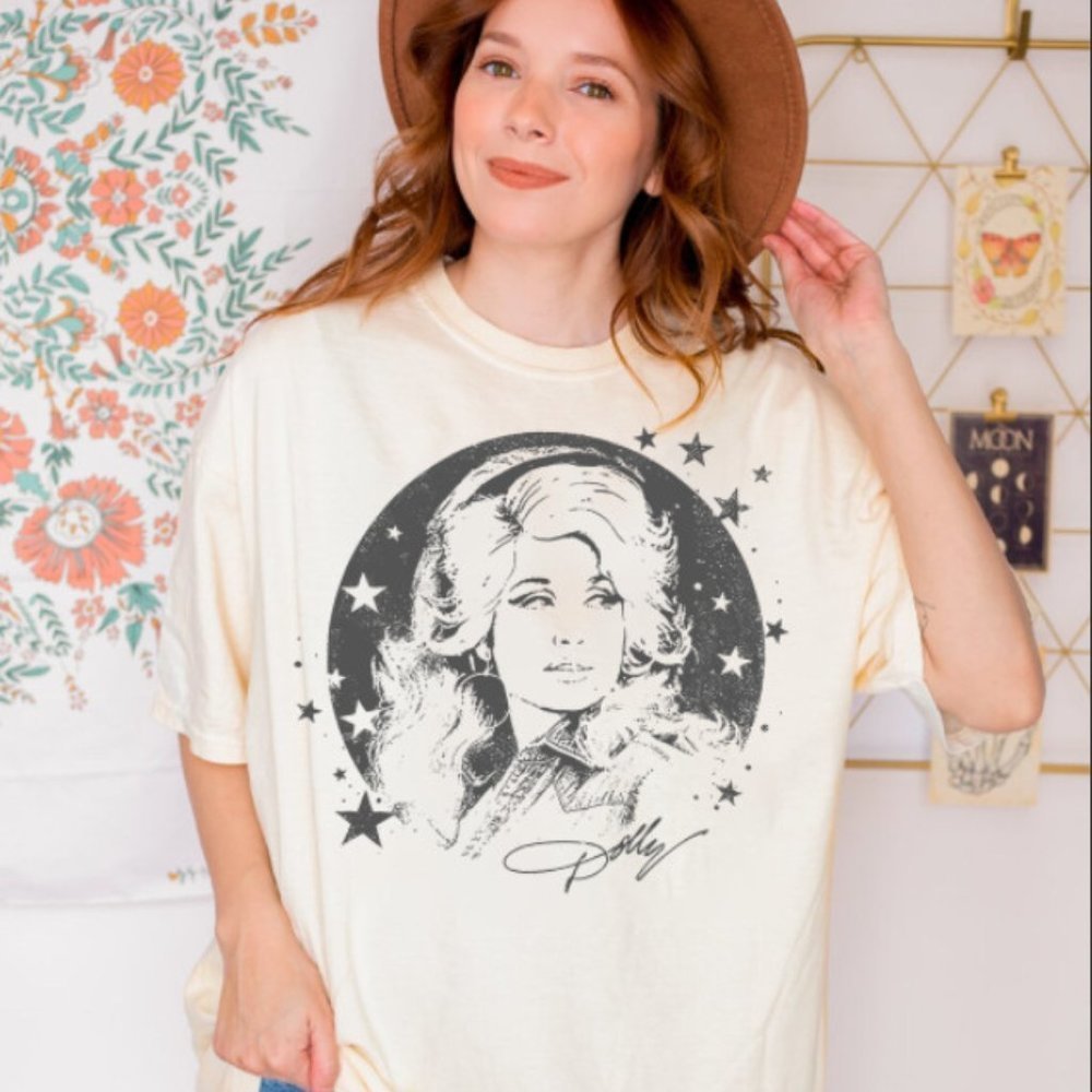 Retro Dolly Parton Country Music Dolly Parton Graphic Shirt